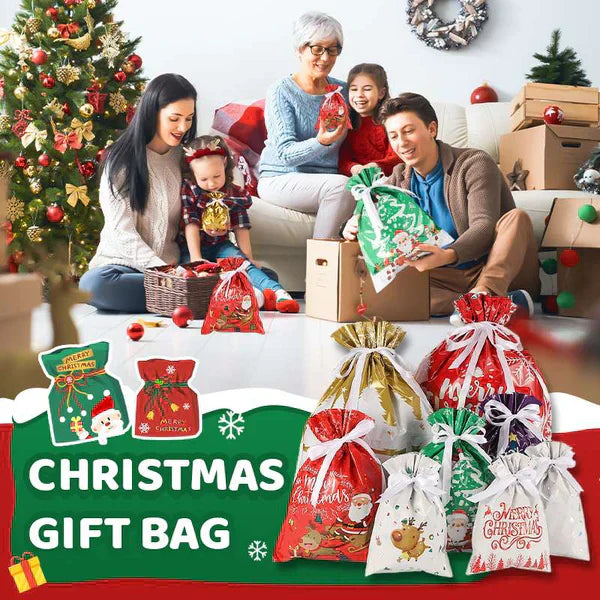 🎅LETZTER TAG – KAUF1 ERHALTE 1 GRATIS🎁Die weltbeste Weihnachtsgeschenktüte mit Kordelzug