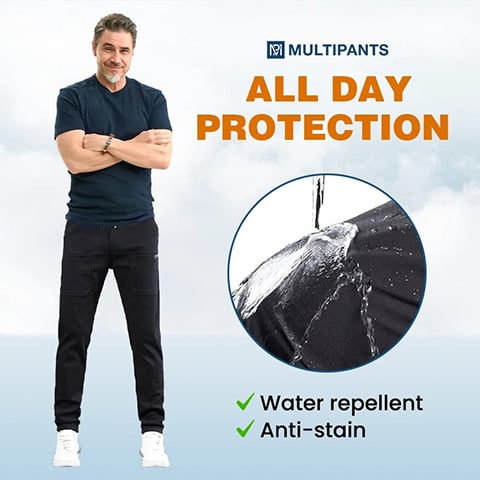 đ„HEIĂER SALE 50 % RABATTđ„° MultiPants â StrapazierfĂ€hige Cargohose mit hoher ElastizitĂ€t und mehreren Taschen