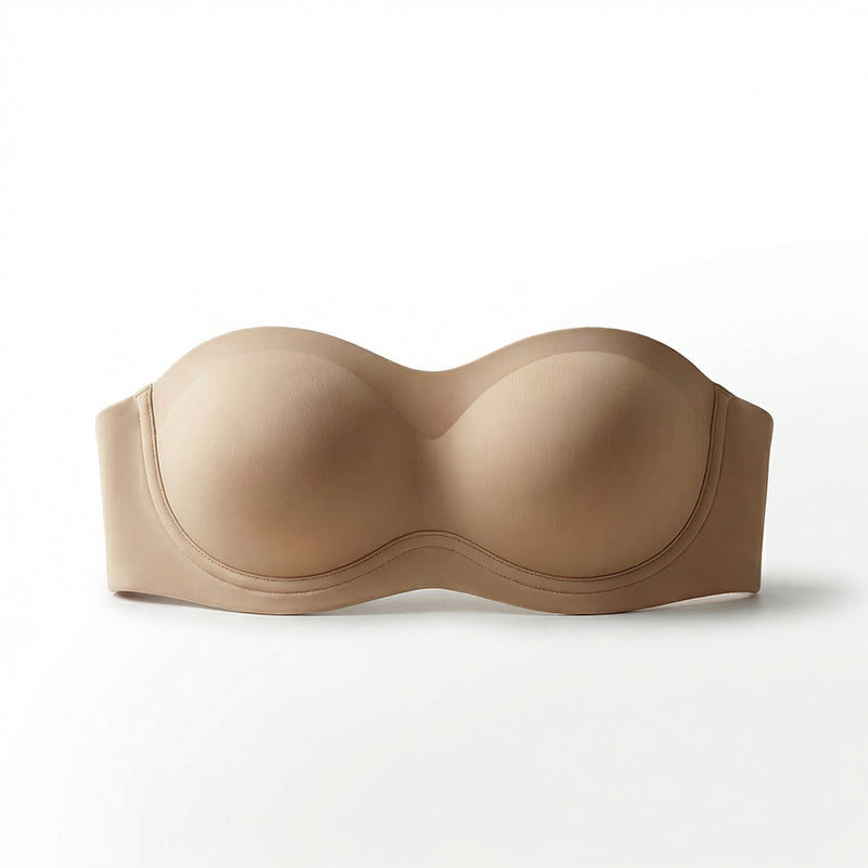 💞Damen-BHs ohne Träger, Push-up-BHs, Bandeau-BHs, rutschfeste, bügellose, stützende, gepolsterte BHs, nahtlose, bequeme Tube-BHs und Jelly-BHs