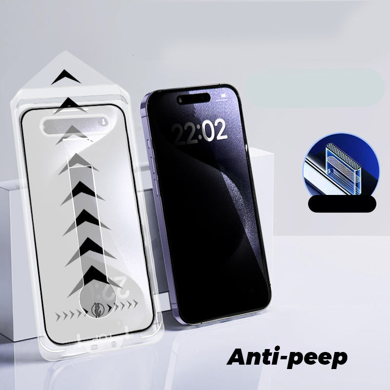 đ±Kaufe 1, erhalte 1 gratisđ±4K HD/Anti-Peeping-Displayschutz aus gehĂ€rtetem Glas mit automatischer Staubentfernungsinstallation fĂŒr das iPhone