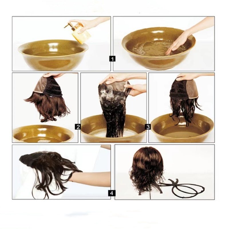 💜 LETZTER TAG DER AKTION - 50 % RABATT 💜Lockige, gewellte Frizz-Haarverlängerung mit Pferdeschwanz