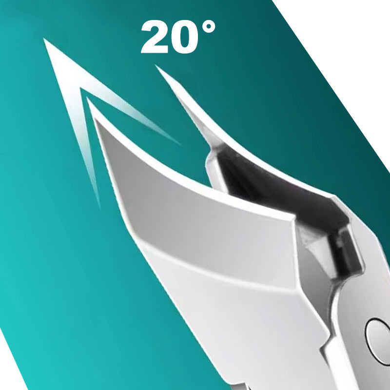 🔥HEIßER SALE 50 % RABATT🥰Anti-Splash 25 ° Slant Edge Nagel Clipper 3-teiliges Set