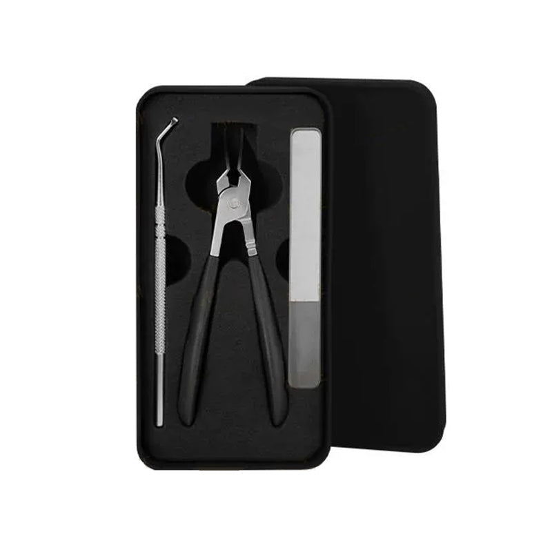 🔥HEIßER SALE 50 % RABATT🥰Anti-Splash 25 ° Slant Edge Nagel Clipper 3-teiliges Set