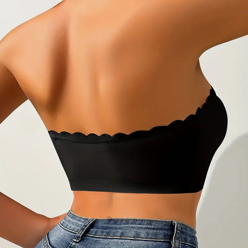 🔥 Letzter Tag 50% Rabatt! 🔥Nahtloser trägerloser Bandeau-BH mit Frontverschluss