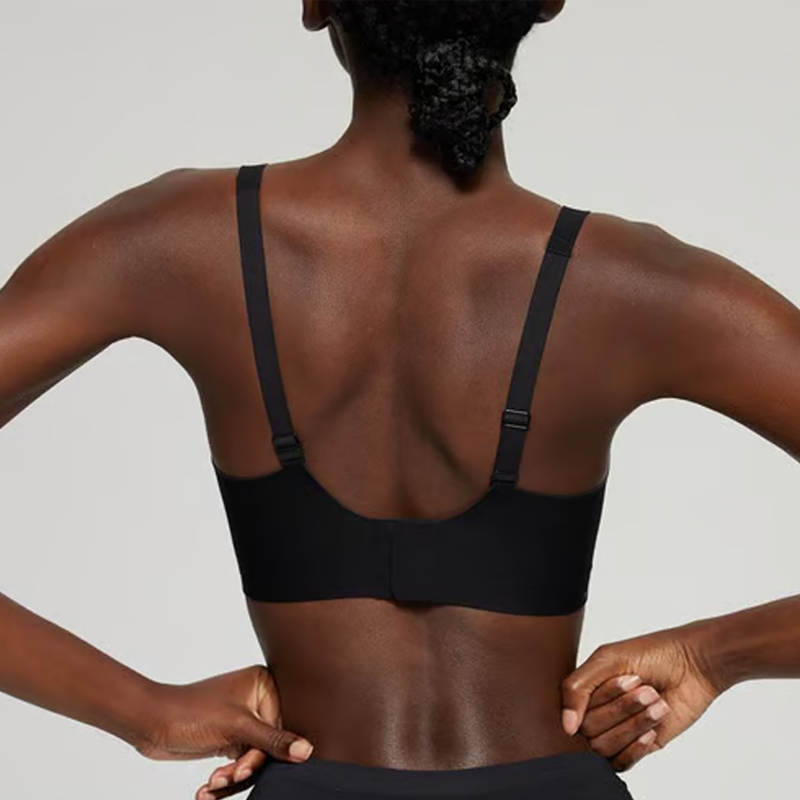 💜Begrenzte Zeit 50% Rabatt💜Nahtloser Push-up-BH mit tiefem V-Ausschnitt und ohne Bügel
