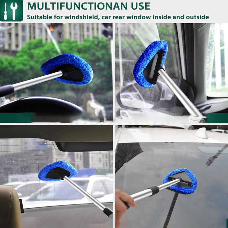 🔥Heißer Verkauf🔥🚗 Autowindschutzscheiben-Reinigungsset – Teleskopdesign mit 180°-Drehung 📢
