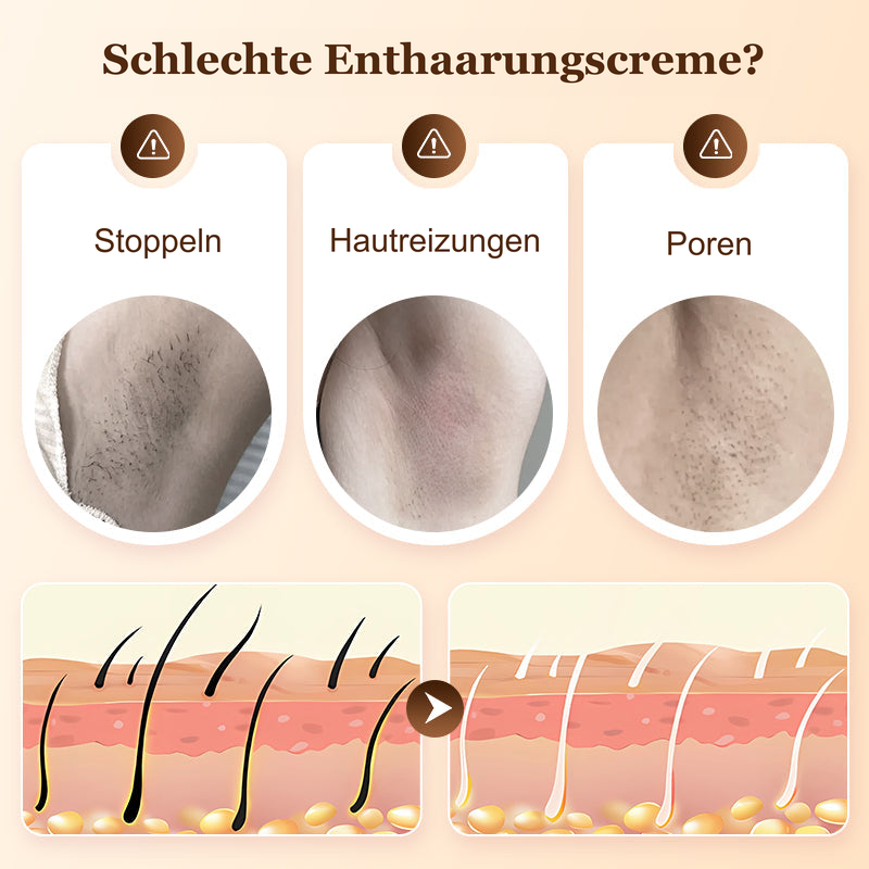 💞NUR NOCH HEUTE: 1 KAUFEN, 1 GRATIS💞 Enthaarungscreme für die Bikinizone und empfindliche Haut | Für Frauen & Männer geeignet |