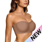 💞Damen-BHs ohne Träger, Push-up-BHs, Bandeau-BHs, rutschfeste, bügellose, stützende, gepolsterte BHs, nahtlose, bequeme Tube-BHs und Jelly-BHs