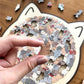 🎁Weihnachtsverkauf - 50 % Rabatt🎅Morandi-farbenes Katzenförmiges Holzpuzzle mit 135 Teilen