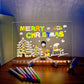 🎄Weihnachtsaktion 49% Rabatt🎁Kreatives wiederbeschreibbares Acryl-LED-Nachrichtenschild