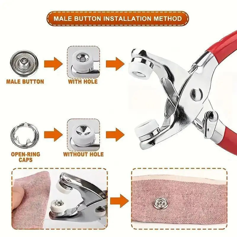 💜 LETZTER TAG ANGEBOT – 50 % RABATT 💜Druckknopf-DIY-Handwerksset