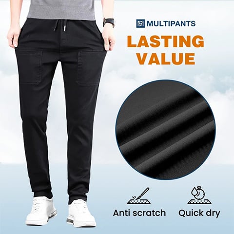 🔥HEIßER SALE 50 % RABATT🥰 MultiPants – Strapazierfähige Cargohose mit hoher Elastizität und mehreren Taschen