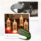 4er-Set LED-Kerzen mit Kristall-Optik