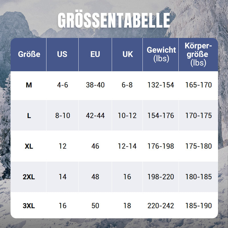 ❄️Einfarbige, warme Herrenjacke mit Reißverschluss –💪Knitterfrei, wind-, regen- und schneefest!