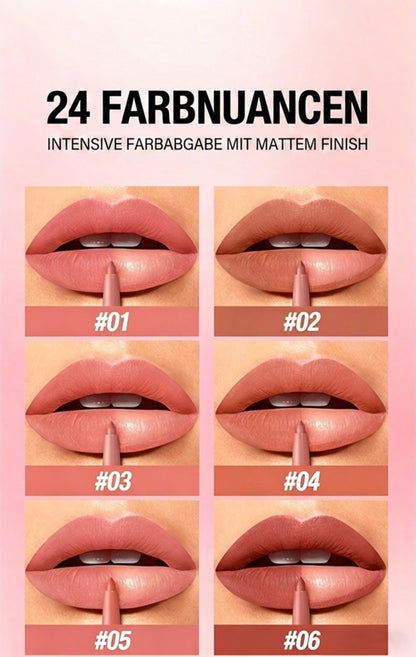 Wasserdichter, matter Lipliner-Stift