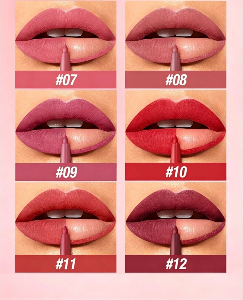 Wasserdichter, matter Lipliner-Stift