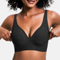 💜Begrenzte Zeit 50% Rabatt💜Nahtloser Push-up-BH mit tiefem V-Ausschnitt und ohne Bügel