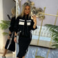 ❄️LETZTER TAG – 51 % RABATT 💖 Damen-Set aus Stehkragenjacke und Kleid