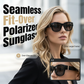 Damen-Sonnenbrille mit großem Rahmen, zum Überziehen